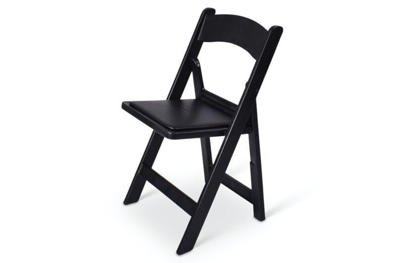 Wedding Chair klapstoel - Zwart