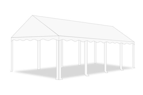 Partytent dakzeil 3x8 | PVC Premium