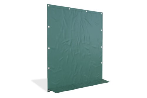 Partytent zijwand zonder raam | 2m breed | 2m hoog | PVC Premium - Groen