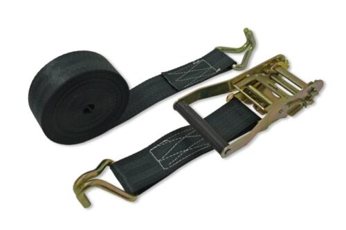 Spanband 13 meter | Zwart - 5cm breed band