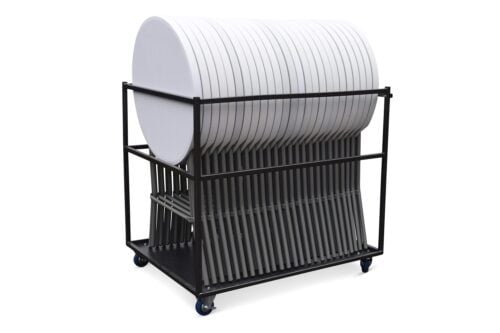 Trolley voor statafels en terrastafels | 10-15 stuks
