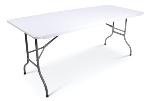 Klaptafel 180 x 76cm - vouwbaar | Lichtgrijs