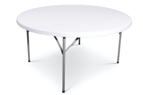 Klaptafel rond 150cm | Lichtgrijs