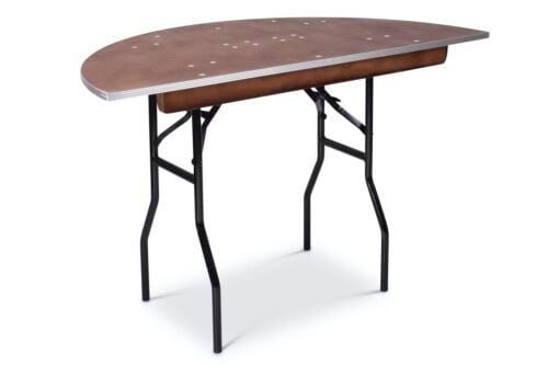 Inklapbare bankettafel Halfrond | ⌀122 x 76cm