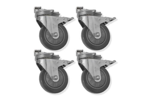 Wielen voor Easy up - partytenten | Set 4 stuks