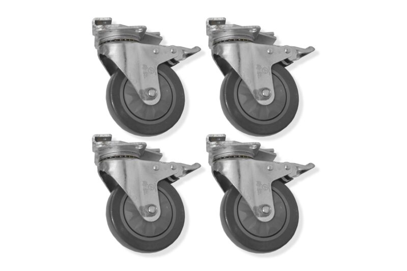 Wielen voor Easy up - partytenten | Set 4 stuks