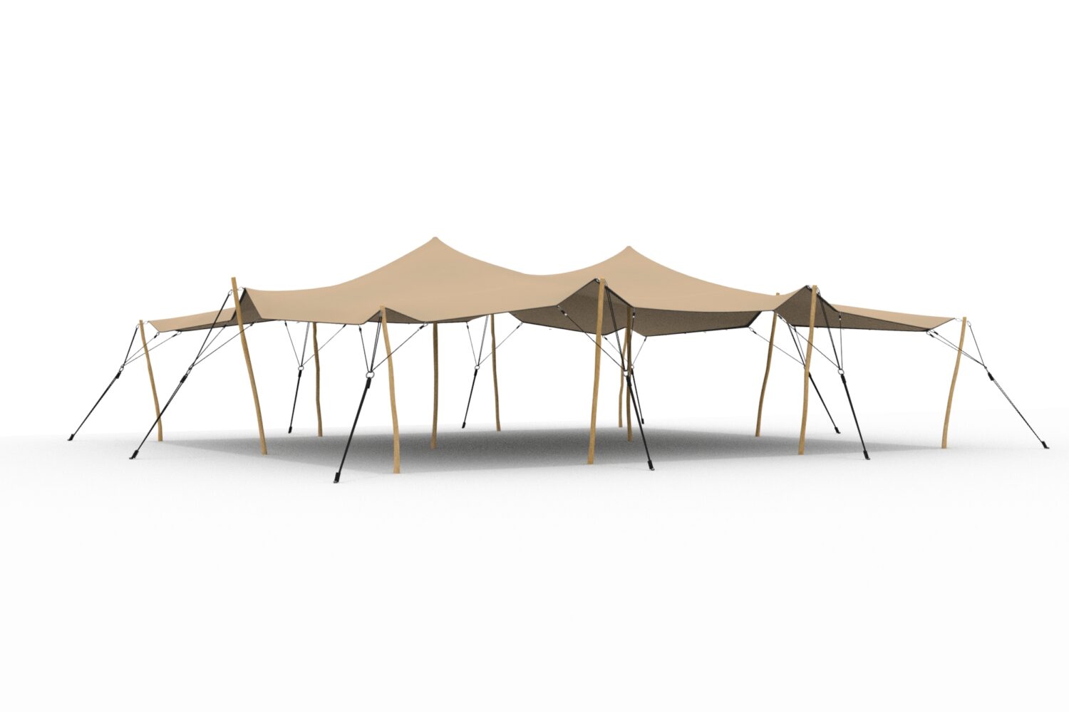 Stretchtent 10,5x12 meter | lus verbinding - Premiumstretch
