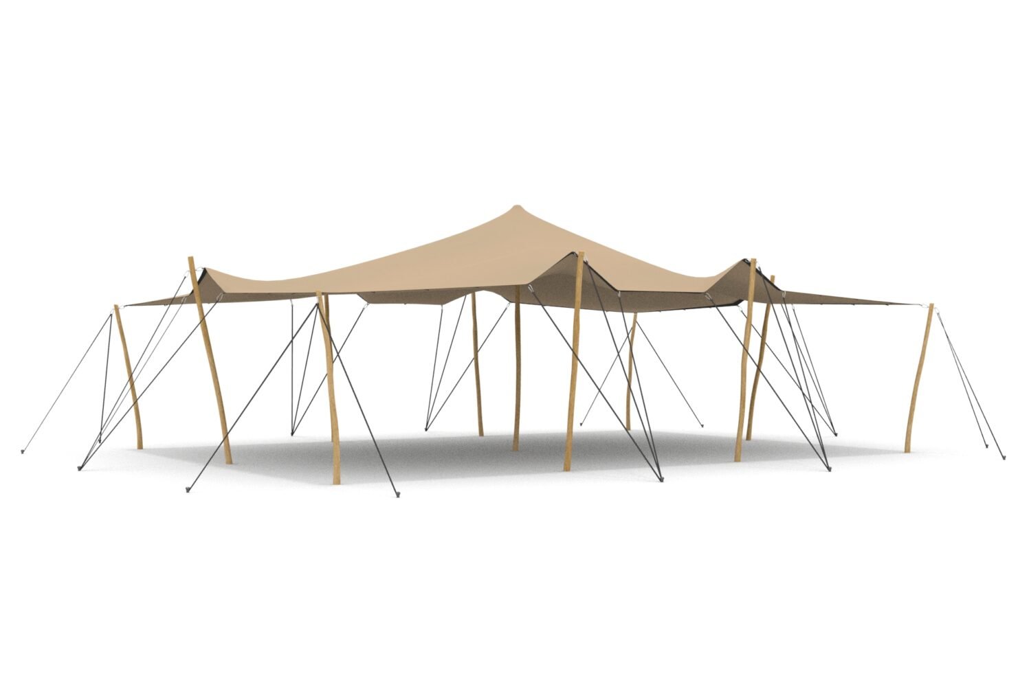 Stretchtent 7,5x10,5 meter | 750 gr/m² | MK4 'All weather' doek